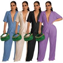 Pleated Shirt Pants Tracksuit Pleated Shirt Pants Tracksuit