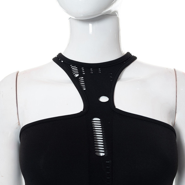 Sexy Sleeveless Cutout Skinny Hip Lift Bodysuit