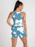 Tie Dye Sports Fitness Yoga Set