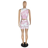 Tie Dye Sports Fitness Yoga Set