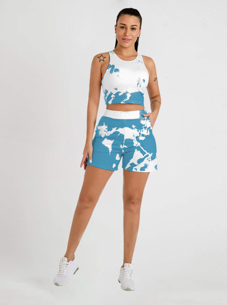 Tie Dye Sports Fitness Yoga Set