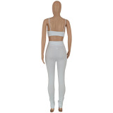 Sexy Polyester Lingerie Pants Multicolor Two Piece Set
