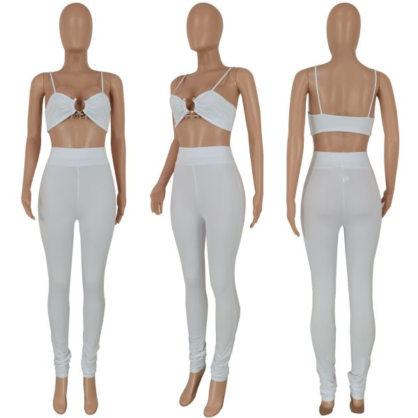 Sexy Polyester Lingerie Pants Multicolor Two Piece Set