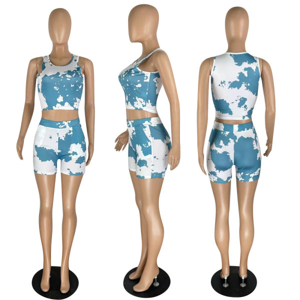 Tie Dye Sports Fitness Yoga Set