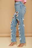 Wear Fashion Women's Fashion Versatile Loose Jeans Wide Leg Pants