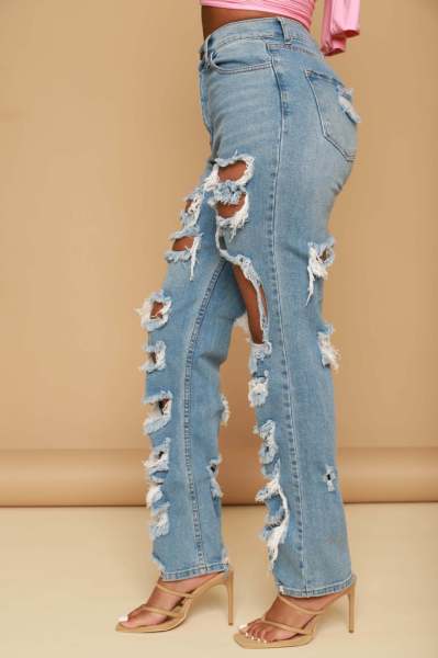 Wear Fashion Women's Fashion Versatile Loose Jeans Wide Leg Pants