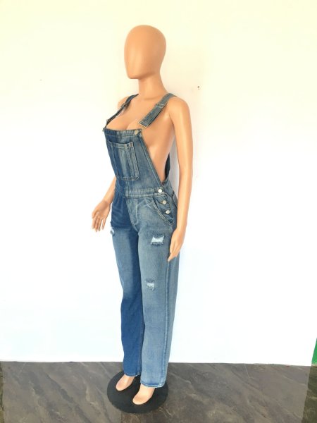 Ladies overalls one-piece slim fit jeans women's trousers trousers