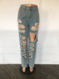Wear Fashion Women's Fashion Versatile Loose Jeans Wide Leg Pants