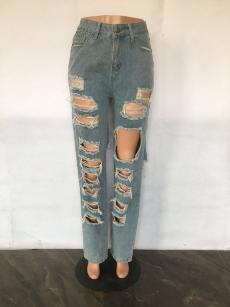 Wear Fashion Women's Fashion Versatile Loose Jeans Wide Leg Pants
