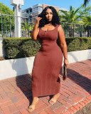 Women's Fashion Casual Skinny Dresses Long Skirts