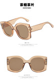 Rice nail big frame sunglasses square sunglasses ins net red sunglasses high-end sense