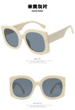 Rice nail big frame sunglasses square sunglasses ins net red sunglasses high-end sense
