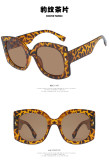 Rice nail big frame sunglasses square sunglasses ins net red sunglasses high-end sense