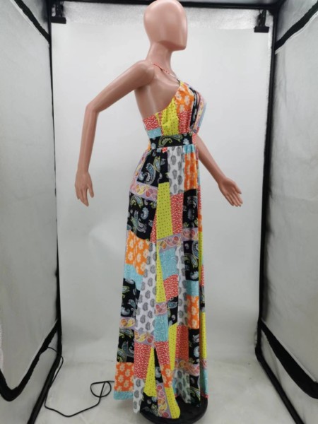 Printed Fashion Casual Swing Dress