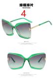 T Polygon Sunglasses Fashion Large Frame Butterfly Cat Eye Sunglasses Gradient Sunglasses