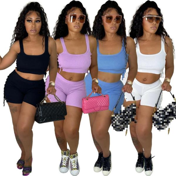 Pit Strip Corn Eyes Leisure Sports Two-piece Set