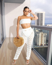 Sexy cute ripped chest wrap suit three-piece suit Sexy cute ripped chest wrap suit three-piece suit