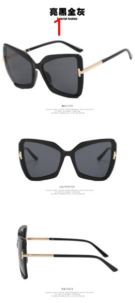 T Polygon Sunglasses Fashion Large Frame Butterfly Cat Eye Sunglasses Gradient Sunglasses