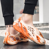 Cutout Sports Rubber Anti-Slip Coconut Camouflage Beach Clogs