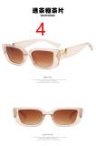 Small Frame Square Sunglasses Personality Fashion Hip Hop Sunglasses Net Red Same Sunglasses