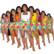 Solid color printing three-piece suit