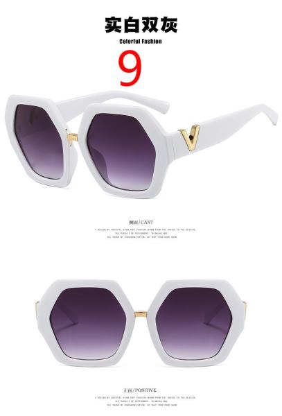 Polygonal Sunglasses V Legs Trend Irregular Decorative Sunglasses Fashion Sunglasses Women