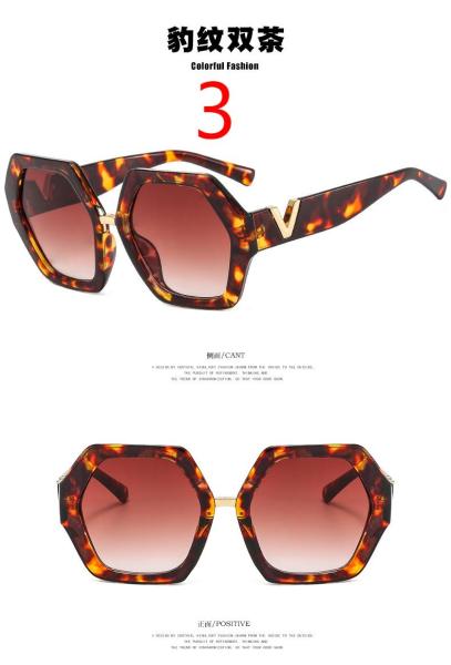 Polygonal Sunglasses V Legs Trend Irregular Decorative Sunglasses Fashion Sunglasses Women