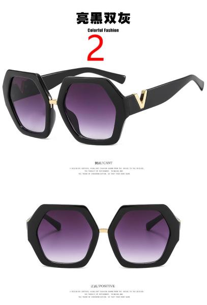 Polygonal Sunglasses V Legs Trend Irregular Decorative Sunglasses Fashion Sunglasses Women