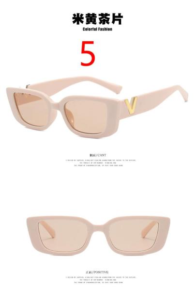 Small Frame Square Sunglasses Personality Fashion Hip Hop Sunglasses Net Red Same Sunglasses
