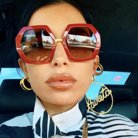 Polygonal Sunglasses V Legs Trend Irregular Decorative Sunglasses Fashion Sunglasses Women