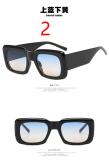 Tide Square Sunglasses Ladies Retro Simple Sunglasses Net Red Sunglasses Street Shot