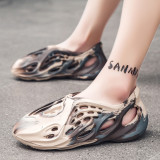 Cutout Sports Rubber Anti-Slip Coconut Camouflage Beach Clogs