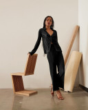 Design sexy loose flared sleeve suit