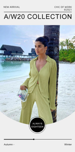 Design sexy loose flared sleeve suit