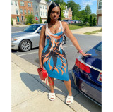 women's perspective sexy print dress