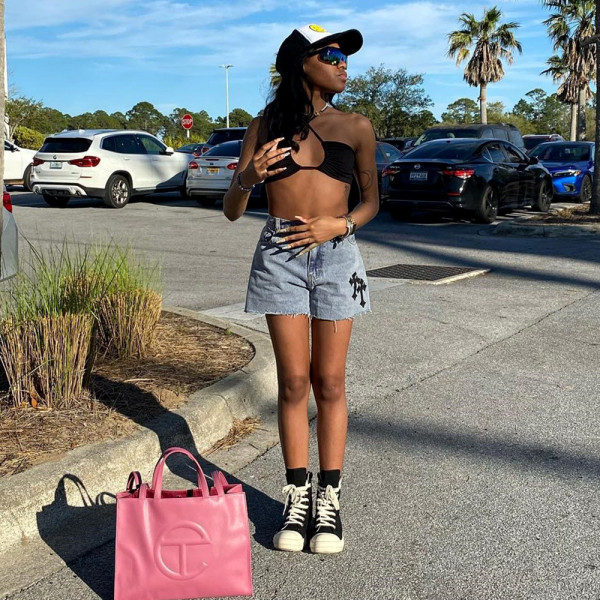Cross Washed Street Fashion Denim Shorts