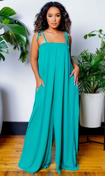 solid color jumpsuit