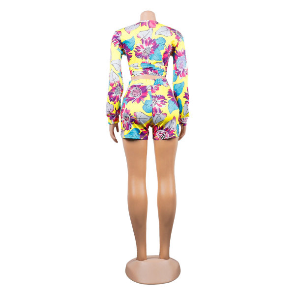 Casual Printed Two Piece Set