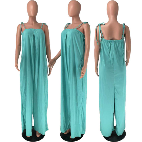 solid color jumpsuit