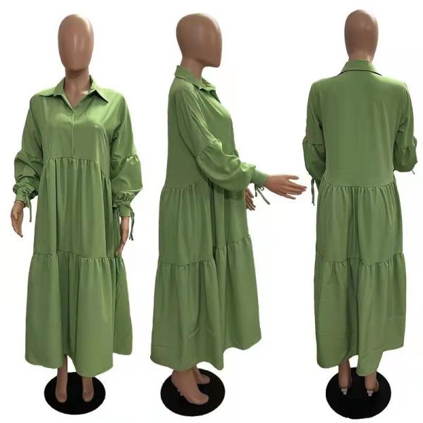 Retro First Love Skirt Loose and Slim French Lazy Shirt Dress