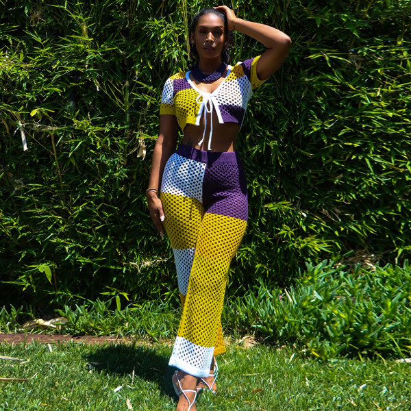 Hollow Jacquard Positioning Breathable Sports Suit