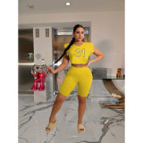 women's sleeveless shoulder pad embroidered two piece suit