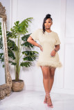 Women's Cute Feather Dress