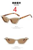 Triangle Cat Eye Diamond Sunglasses