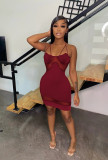 Sling Sexy Mesh Panel Dress