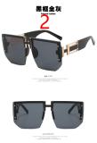 Letter H Frameless Sunglasses Polygonal Retro Sunglasses Fashion Personality Trendy Sunglasses