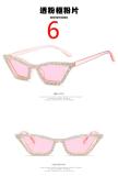 Triangle Cat Eye Diamond Sunglasses
