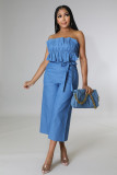 Denim Fashion Suit