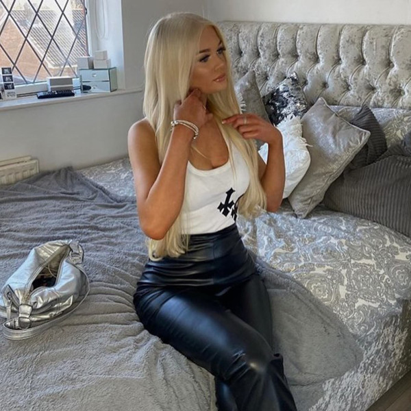 Sexy Slim Cropped Navel Cross Embroidered Tank Top