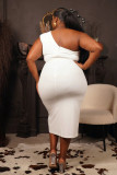 Party Plus Size Women's Side Hanging Dress 2 Colors